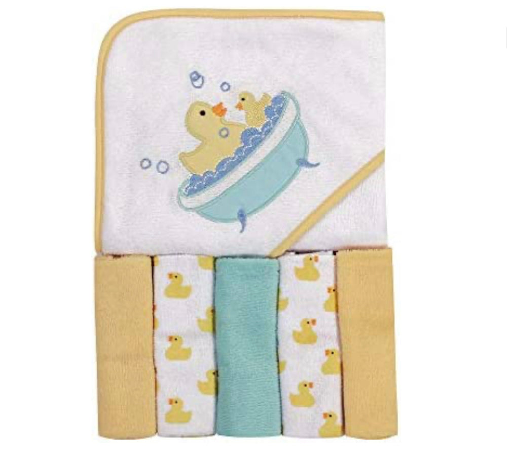 
            
                Load image into Gallery viewer, Hooded Towel Bath Set
            
        